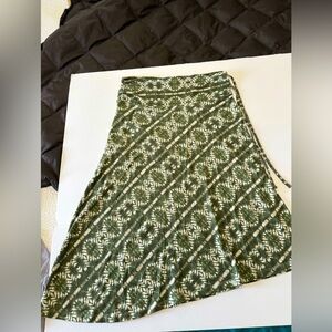 Patagonia Skirt M Knit Asymmetrical Midi Skirt Very Good Condition